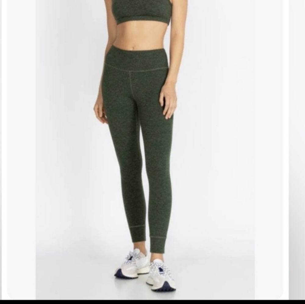 NWOT Calme Johnny Was Leggings COLOR TEAL Size Small